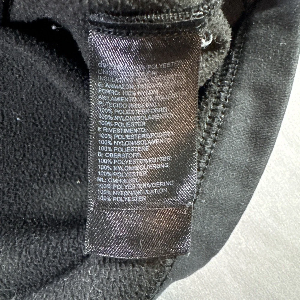 The North Face Cinder Jacket Mens Medium Black Hybrid Full Zip Fleece Technical